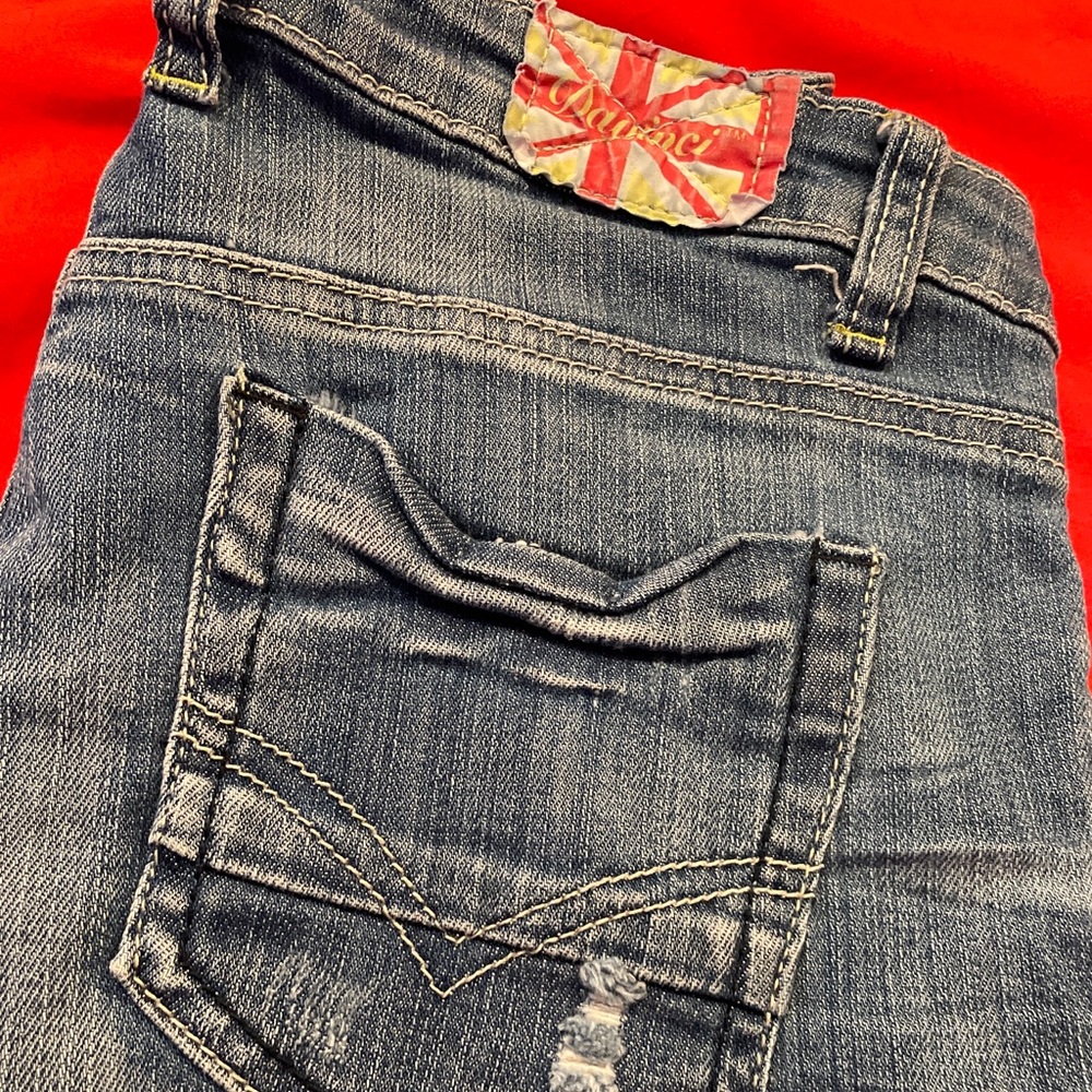 Davinci Italian Jeans US size 30 (11”paper for size reference)also says 9-